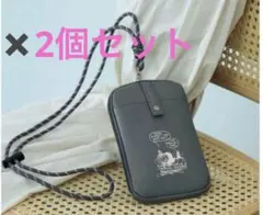 リンネル　7月号付録　MOOMIN リトルミイ　ストラップ付きマルチケース