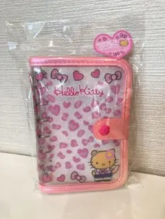 ハローキティ　シールバインダー　シール帳　コギャル　ピンク
