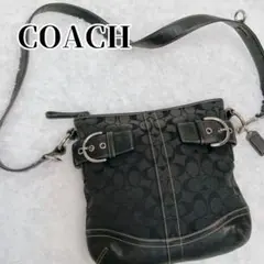 Coach Soho Bag Signature Black Y2k