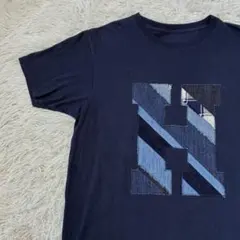 希少【Denim & Supply】ラルフローレン パッチワーク インディゴ T