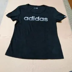 adidas 半袖Tシャツ ブラック ロゴプリントのサムネイル