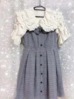 地雷系　フリルワンピースセット