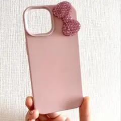 iPhone15スマホケースキティ風