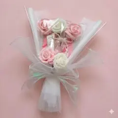 コスメブーケ ホワイト 結婚式 ブーケトス ブーケプルズ - メルカリ