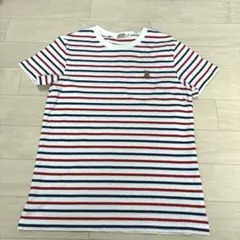 MIKI HOUSE ボーダー Tシャツ ベア刺繍のサムネイル