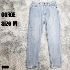 GORGE ゴージ ストレート ジーンズ ライトブルー M 1080のサムネイル