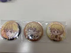 鬼滅の刃 我妻善逸 缶バッジ 3つセット