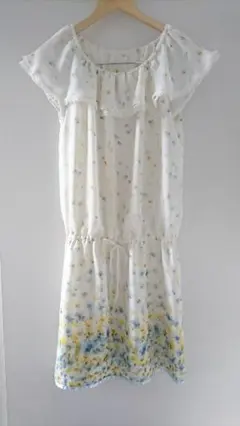 ペイトンプレイス ワンピース  シフォン 花柄  チュニック