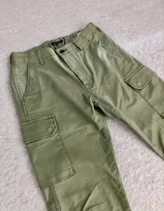 n*g様 ★美品★スタジオオリベ フレンチカーゴパンツ カーキ サイズ3のサムネイル