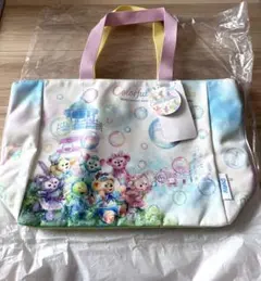 ディズニーシー　ダッフィー20周年　カラフルハピネス　トートバッグ