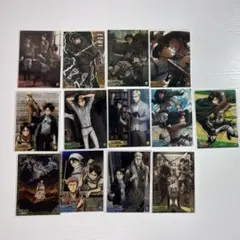 進撃の巨人　リヴァイ　エレン　エルヴィン　ハンジ　クリアカード　ライナー