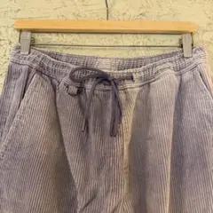 FIVE BROTHER コーデュロイ ワイドパンツ パープル