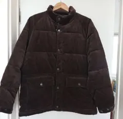 GLOBAL WORKダウンジャケットM/コーデュロイ【メンズウェア】