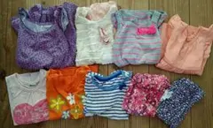 【超メルカリ市セール】80cm女の子　まとめ売り　9着　夏服