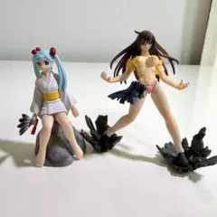 一騎当千 リアルフィギュアコレクション 劉備玄徳　諸葛亮孔明