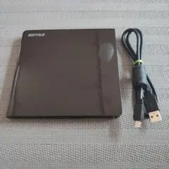BUFFALO「DVSM-PLV8U2-BKA」ポータブルDVDドライブ