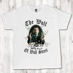 The Wolf of Wall Street ラップT 白 Tシャツ XL