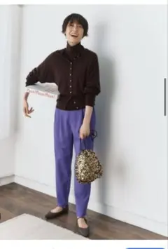 green label relaxingオルマイ アムンゼン　テーパードパンツ