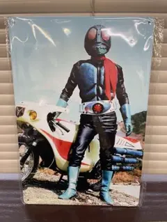 仮面ライダー 2号 バイク ブリキ看板 レトロ 看板 新品 アンティーク