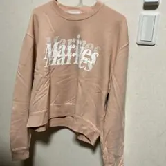 KHA:KI Marines ロゴトレーナー ピンク