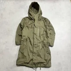 SHIPS モッズコート グリーン オリーブ フィッシュテール メンズ フード