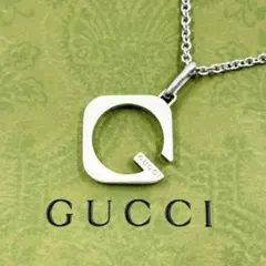極美品✨ グッチ ネックレス スクエア Gモチーフ シルバー 925 ロゴ