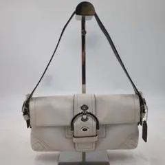 coach soho white Y2k 　shoulder　hand bag