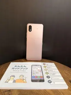 かんたんスマホ4 ピンク 128GB SIMフリー ガイドブック付 美品のサムネイル