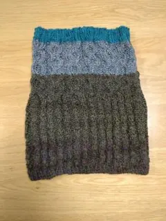 多色ニットスヌード