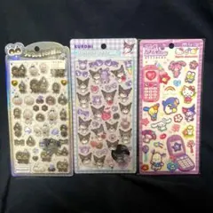 【正規品】サンリオボンボンドロップシール　クロミ、モンチッチうるちゅるなど