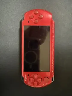 あ*店様 PSP-3000 レッド 本体のみ バッテリーなし ジャンク扱い