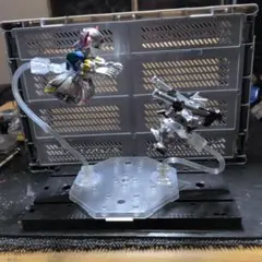 ガンダムコンバージ ジオング　ガンダム　G3 メタリック　リペイント ジオラマ風