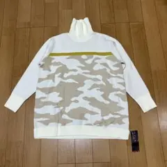 EVEX by KRIZIA 迷彩柄タートルネックセーター　44 未使用