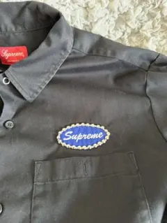 Supreme Studded Patch S/S Work Shirt 黒Mのサムネイル