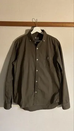 BARNS OUTLETTERS ボタンダウンシャツ XL オリーブのサムネイル