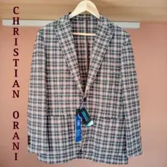 CHRISTIAN ORANI チェック柄ジャケット