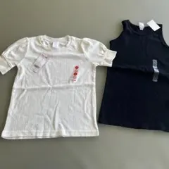 ハワイで購入新品ジンボリーレース地Tシャツ130パフスリーブおまけ付きのサムネイル