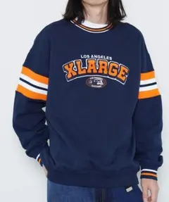 XLARGE ネイビー トレーナー