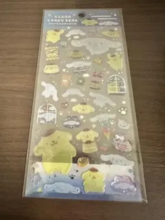 クリアキャンディシール ポムポムプリン　シナモロール