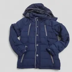 BEAMS HEART トリコロール　サイズM ダウンジャケット　ネイビー　紺