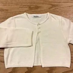 familiar アイボリー ボレロ