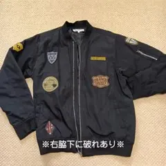 【BAYCANT】ポリツイル中綿ワッペンMA-1