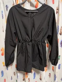 美品☆1度だけ着用 AZUL by MOUSSY 黒 長袖シャツ S