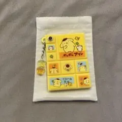サンリオ　シークレットタイルシール風ミニミラー　プリン