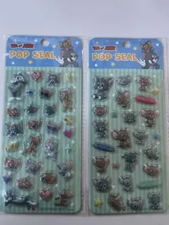 トムとジェリー クリスタルぷくぷくシールポップシール セット