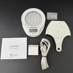 美品　moonmoon inti4s 光 目覚まし時計　ホワイト 光目覚まし時計 【inti4s】 ホワイト INTI4SWHITE [デジタル