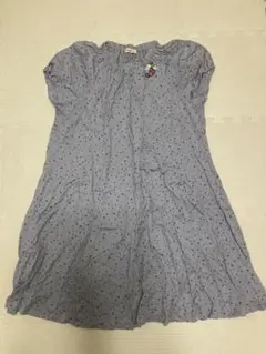 familiar ファミリア　星柄ワンピース 160サイズ グレー