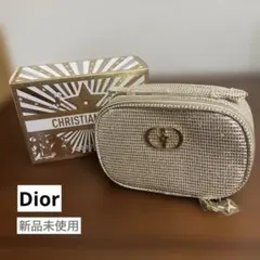 【新品未使用】CHRISTIAN DIOR ゴールドポーチ