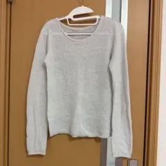 Heather 薄手ニット ラメニット 長袖トップス Heatherトップス