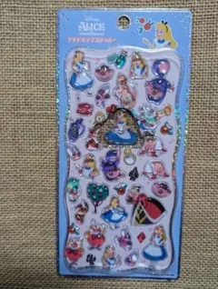 プチドロップステッカー　シール　ステッカー　アリスインワンダーランド